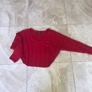 Red sweater